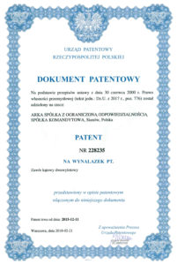 thumbnail of Patent nr 228235 – zawór kątowy duro BIS