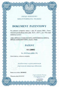 thumbnail of Patent nr 228882 – zawór OGRÓD