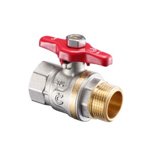 zawór kulowy 1/2 z motylkiem S30 PRO