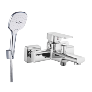 Bateria wannowa z kompletem natryskowym Pera Duro