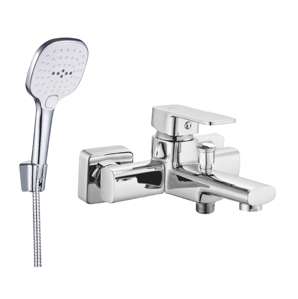 Bateria wannowa z kompletem natryskowym Pera Duro