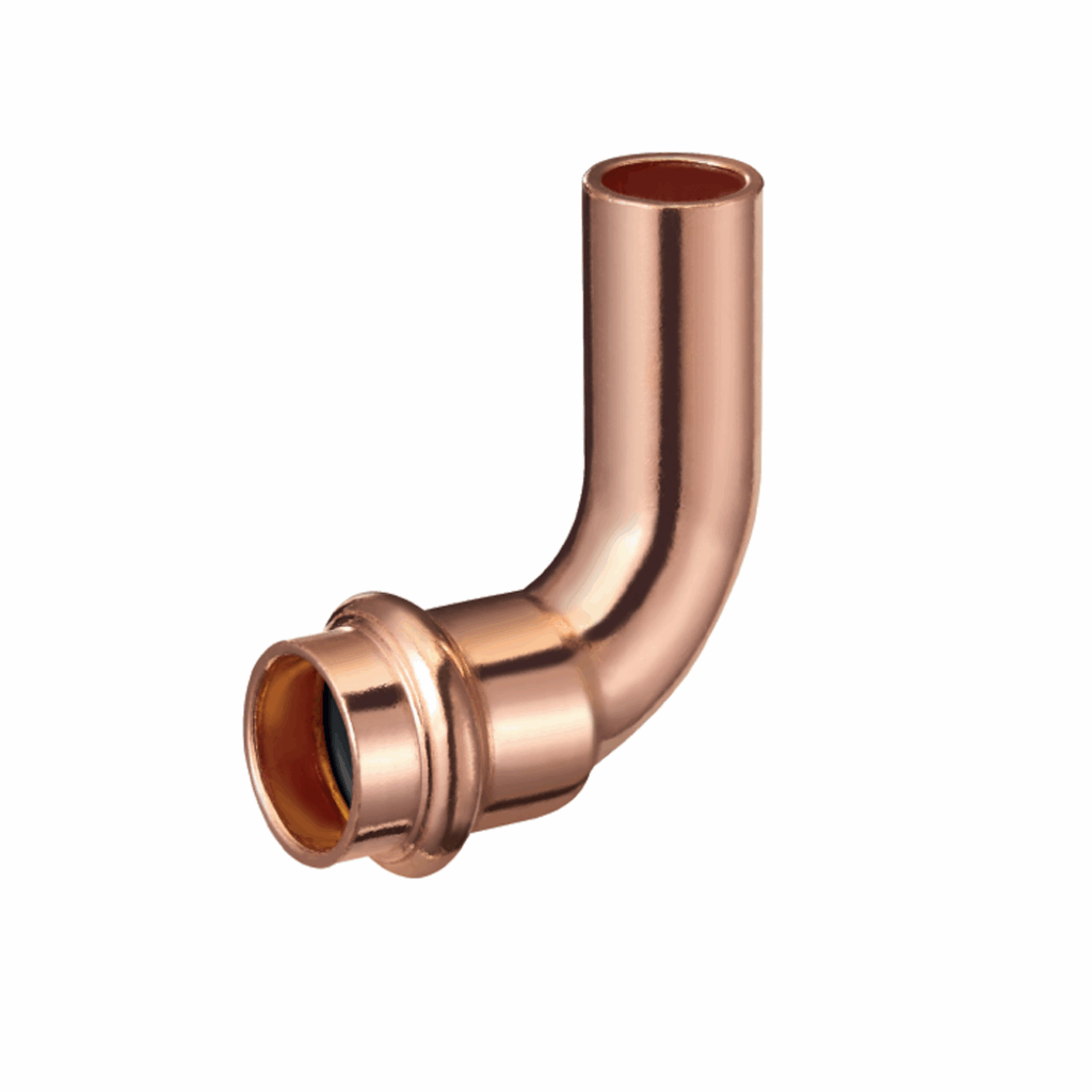 Łuk nyplowy 90° zaciskany do wody profil V