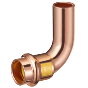 Łuk nyplowy 90 do gazu profil V