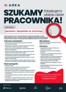 Specjalista/Specjalistka ds.&nbsp;kontrolingu